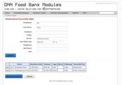 DotNetNuke Donation Tracking Module for Food Banks
